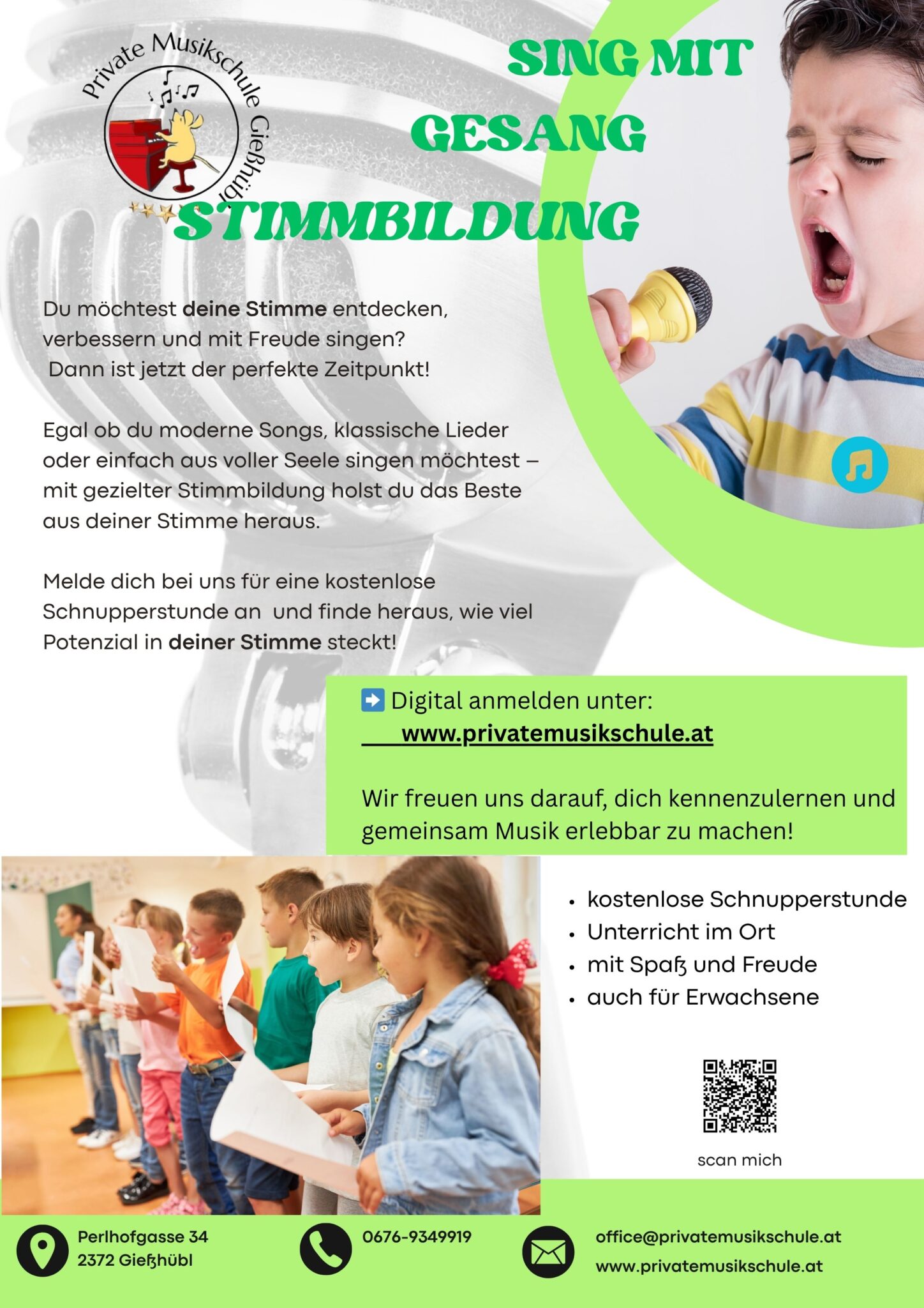 Singen - Stimmbildung -Chor