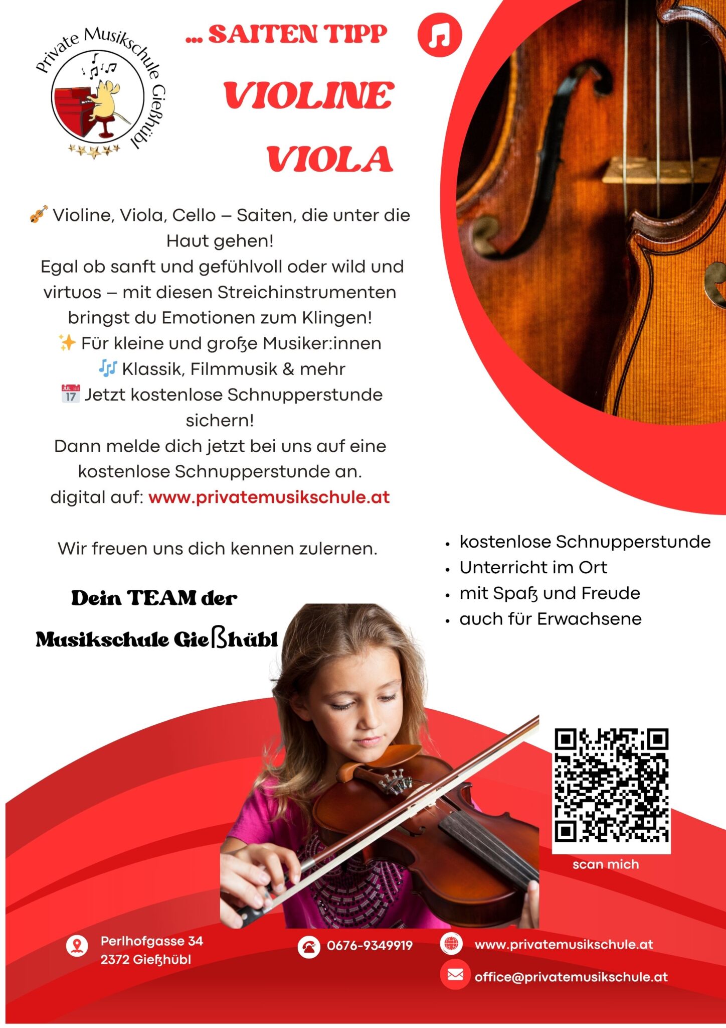 Violine - Viola - Cello